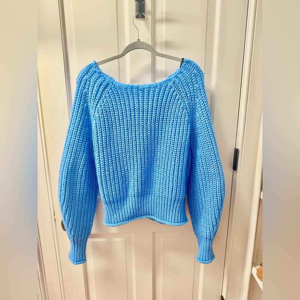 J. Crew Thick Blue Sweater Size M 🩵